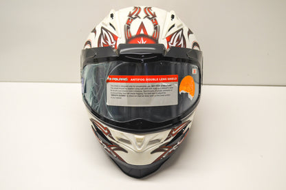 NEW OEM Polaris Medium Helmet Red White 286013303 NOS