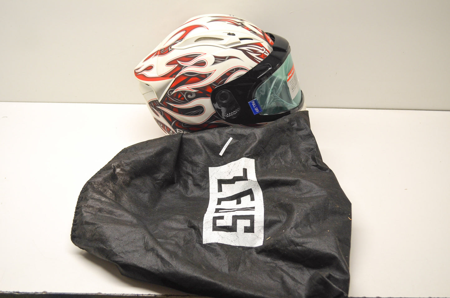 OEM Polaris 286013302 Small Helmet Red White NOS