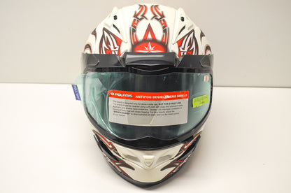 OEM Polaris 286013302 Small Helmet Red White NOS