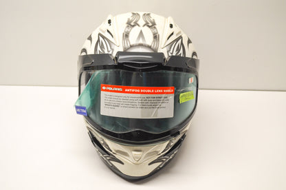 OEM Polaris 286013402 Small Helmet Black White NOS