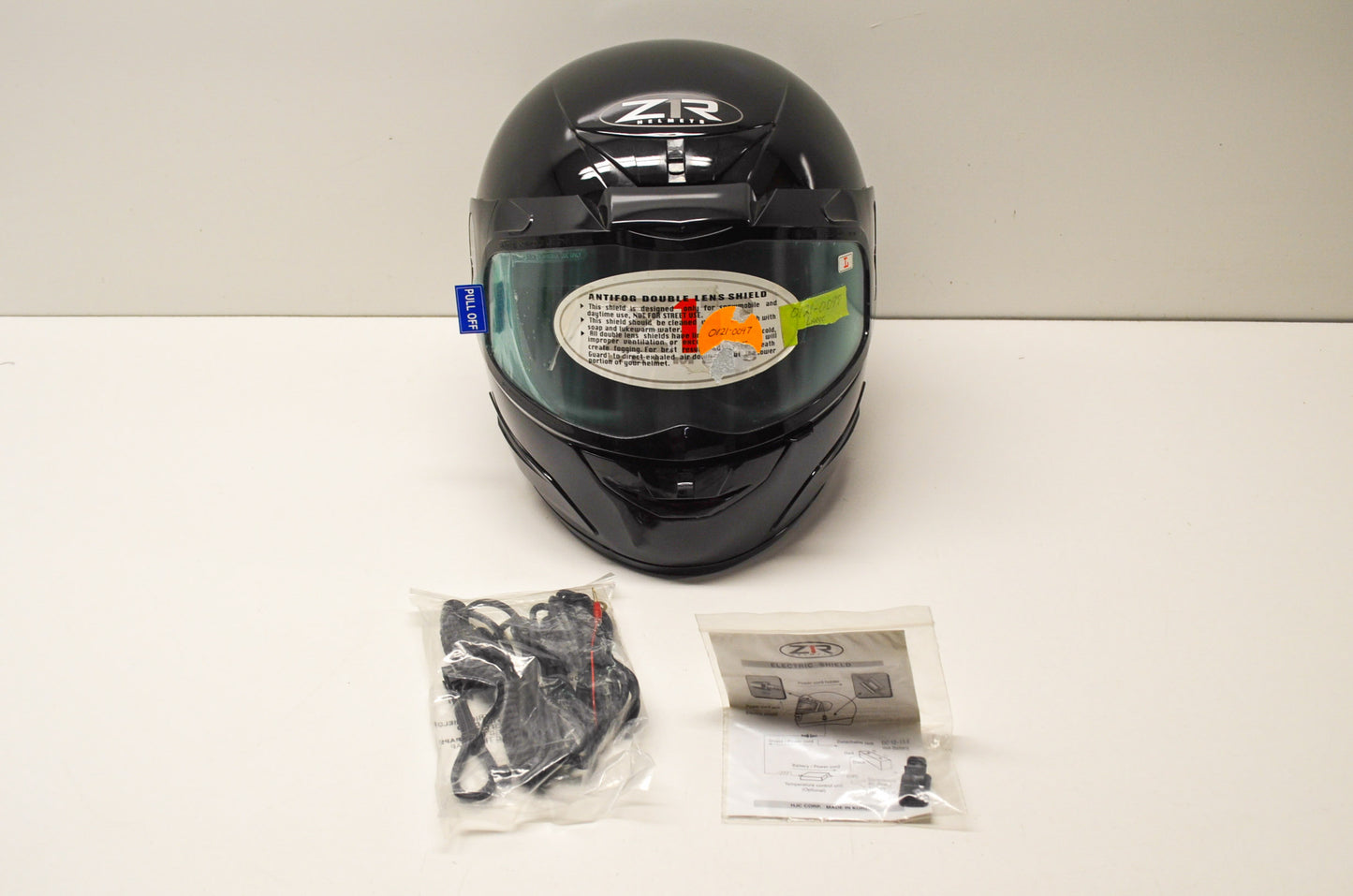 ZR Helmets 0121-0097 Large Helmet Black Stance NOS