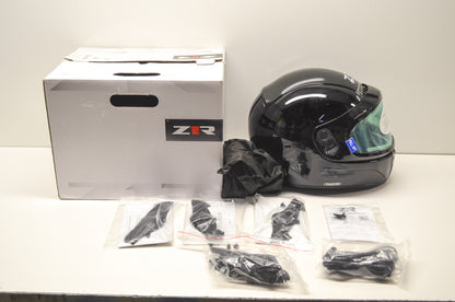 NEW OEM ZR Helmet Large Helmet Black Phantom Snow 0121-0273 NOS