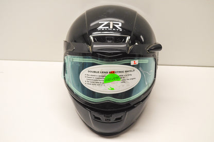 NEW OEM ZR Helmet Large Helmet Black Phantom Snow 0121-0273 NOS