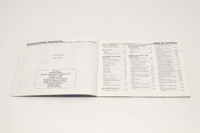 OEM Yamaha LIT-11626-18-43 FZ6-ST(C) FAZER 2005 Owner's Manual