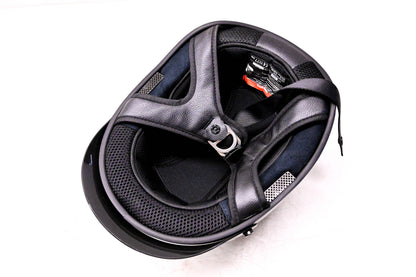 Sena Cavalry 843-01300S Small Glossy Black Bluetooth Half Helmet Assembly NOS