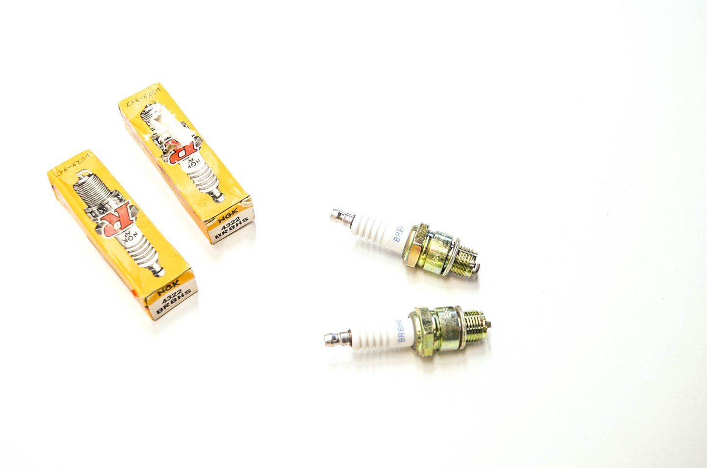 New NGK BR8HS Spark Plugs Qty 2 NOS
