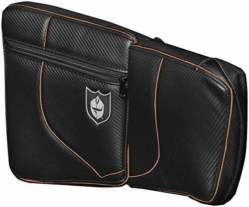 Pro Armor P144054RD Door Knee Pads W/Storage Black Red NOS