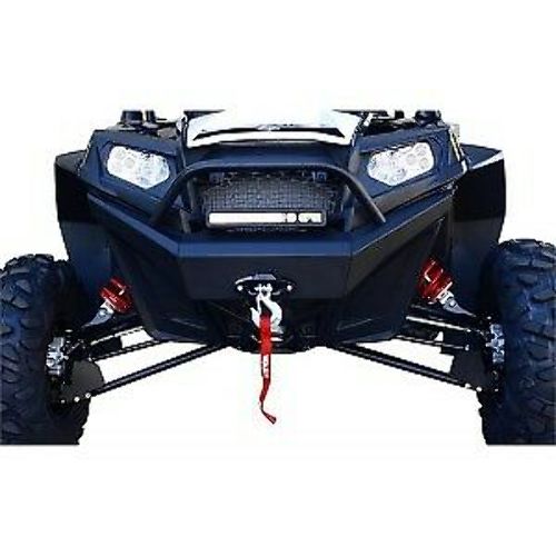 Dragonfire Racing 02-1900 Winch Capable Front Bumper Black RZR 900 XP