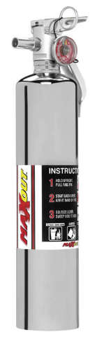 H3R Performance Inc. MX250C Maxout Dry 2.5Lb Fire Extinguisher Chrome