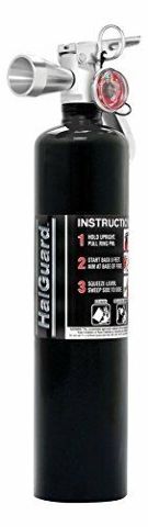 H3R Performance Inc. HG250B Halguard Clean 2.5Lb Fire Extinguisher Black