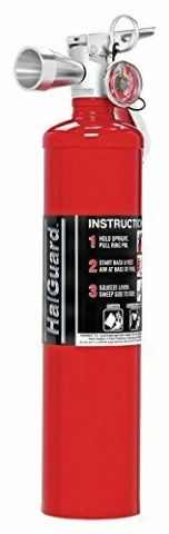 H3R Performance Inc. HG250R Halguard Clean 2.5Lb Fire Extinguisher Red