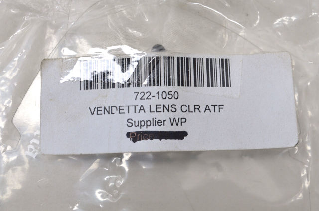 Dragon 722-1050 Vendetta Clear Lens NOS