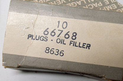 OEM Briggs & Stratton 66768 Oil Filler Plug Qty 2 NOS
