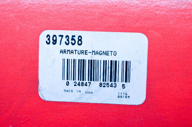 OEM Briggs & Stratton 397358 Ignition Coil Armature Magneto NOS