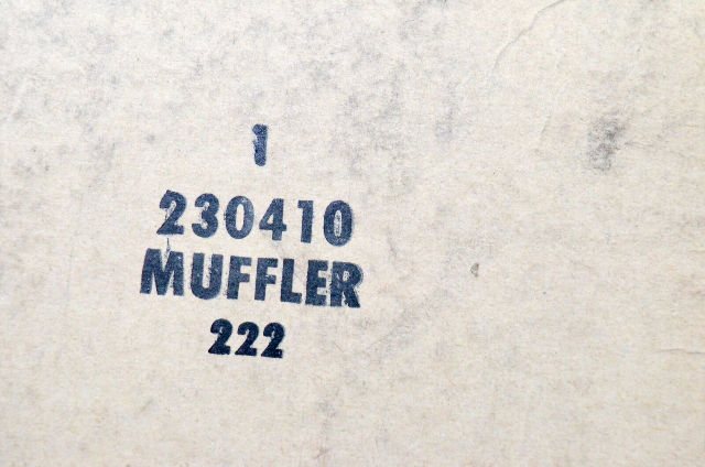 Kohler 230410 Muffler NOS