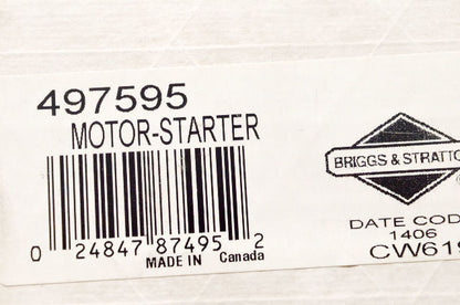 OEM Briggs & Stratton 497595 Starter Motor NOS