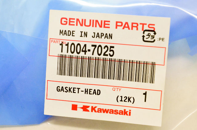 OEM Kawasaki 11004-7025 Head Gasket NOS