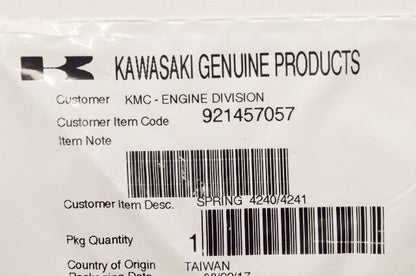 OEM Kawasaki 92145-7057 Spring NOS
