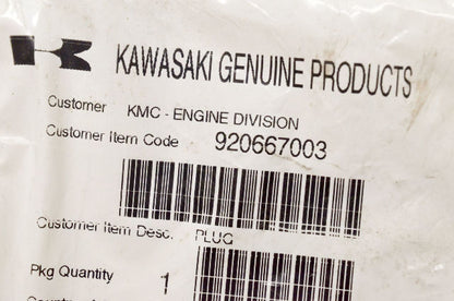 OEM Kawasaki 92066-7003 Plug NOS